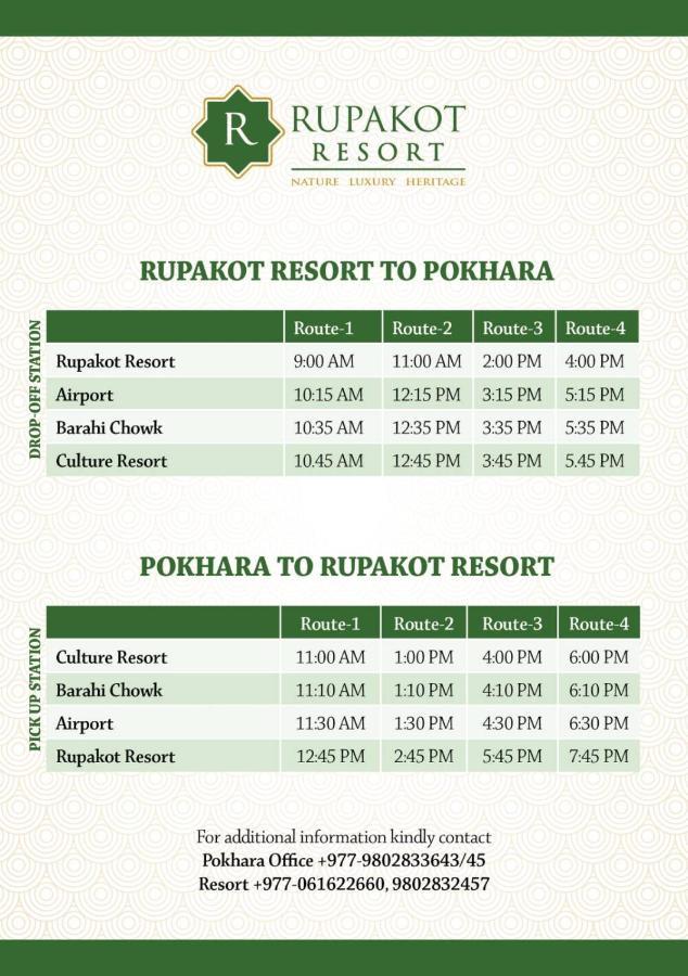 Rupakot Resort Pokhara Eksteriør billede